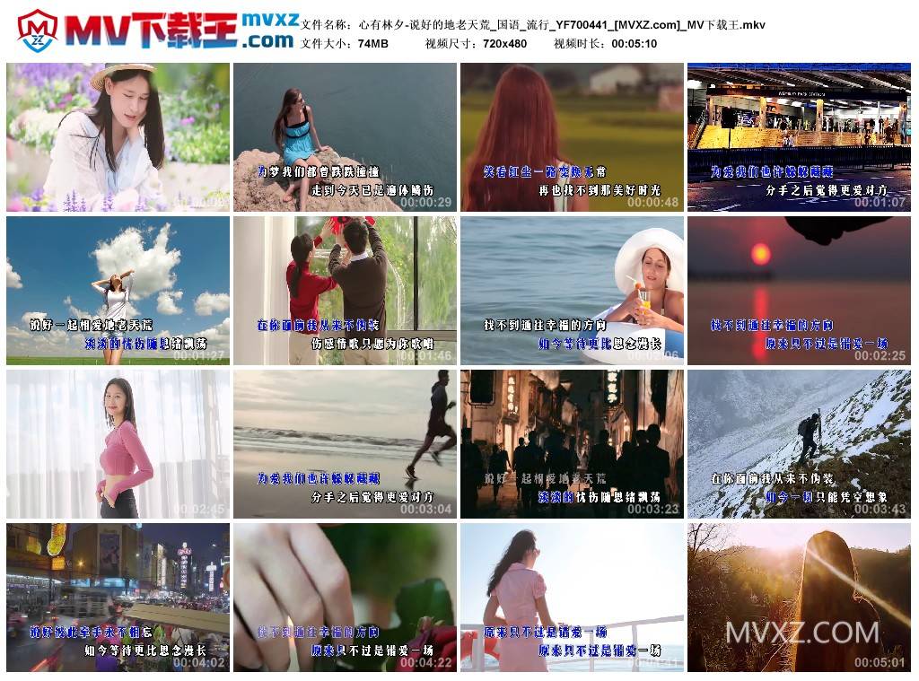 心有林夕-说好的地老天荒_国语_流行_YF700441